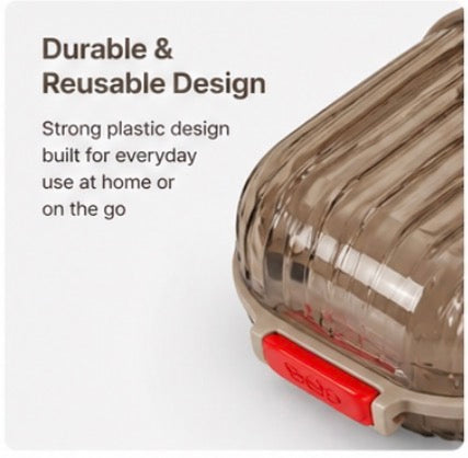 Travel Soap Box with Sealed Lid