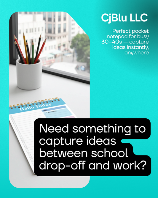 Compact Note Pad with Blank Pages for Easy Writing Ideal for Students Professionals and On the Go Use Durable and Versatile Writing Surface