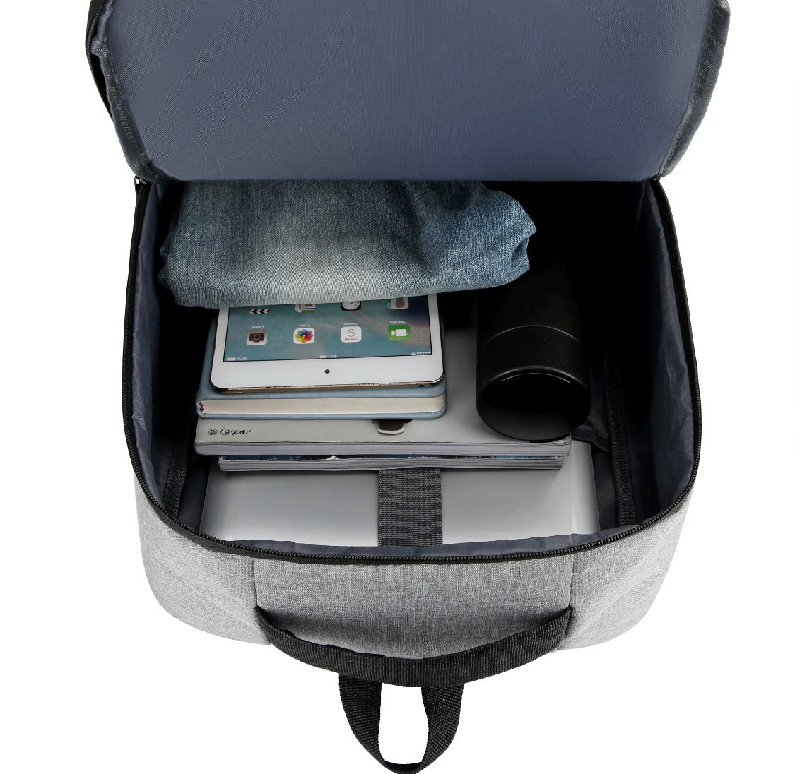 Laptop backpack with USB charging port