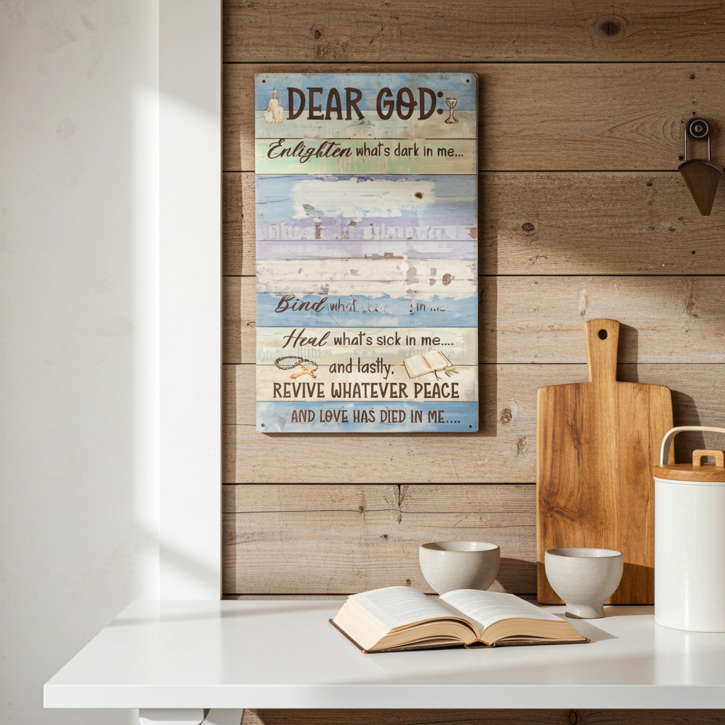 Religious Wall Art Inspirational Quotes for Home Decor Ornaments Spiritual Vibe Motivation Message of Hope and Guidance