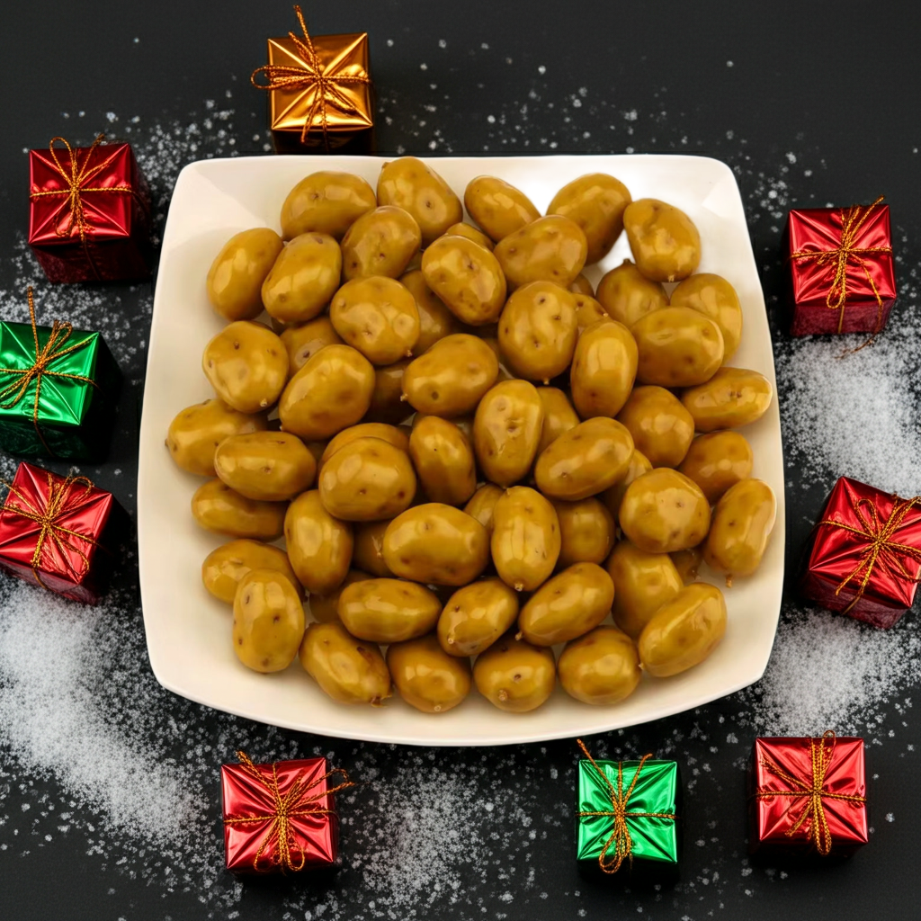 Mini Faux Potatoes - 40 Pack Realistic Looking Fake Potatoes for Kitchen Decor & Food Photography Decorative Fruit Ornaments Plants