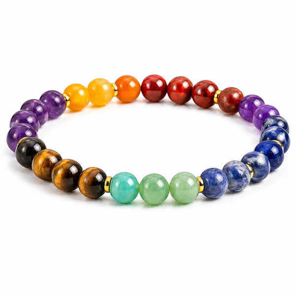7 Chakra Gemstone Bracelet (2 pack)