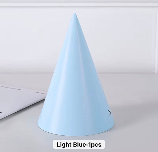 10 Paper Birthday Hats - Assorted Colors for Party Decorations, Versatile Use, Easy to Wear, Perfect for Celebrations