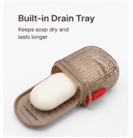 Travel Soap Box with Sealed Lid