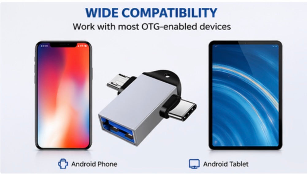 2-in-1 USB OTG Adapter
