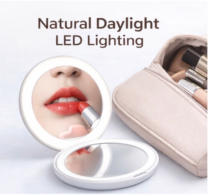 Portable LED Makeup Mirror