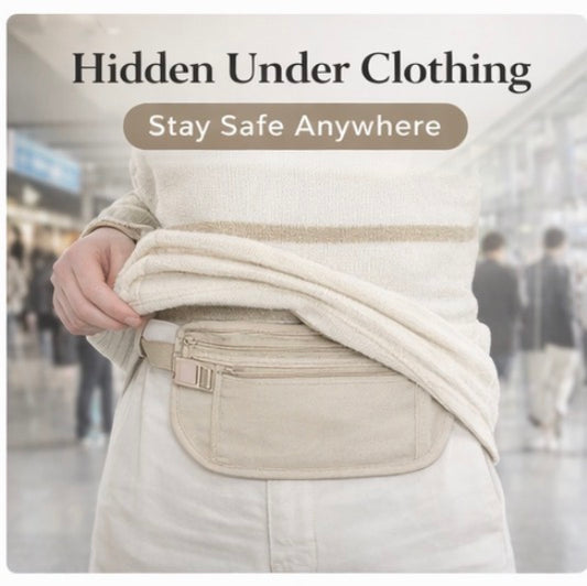 Hidden Travel Waist Belt Bag