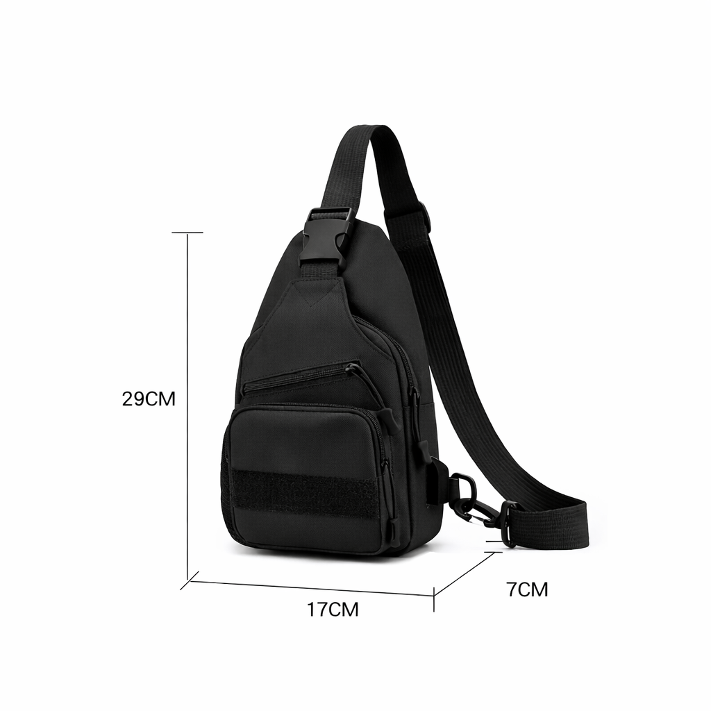 Men's Outdoor Body Bag with USB Port