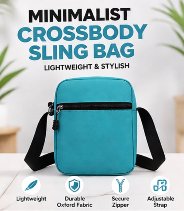 Minimalist Crossbody Sling Bag for Women & Men