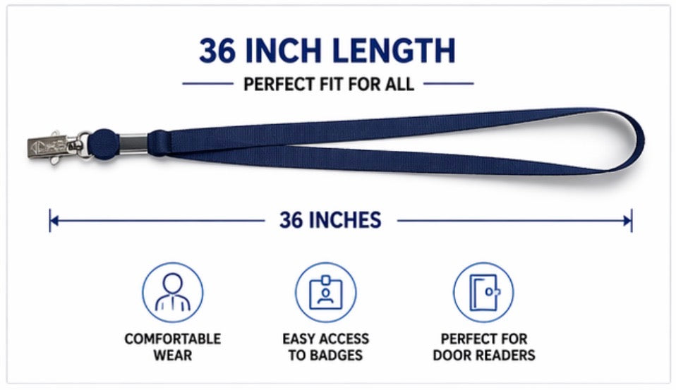 Nylon Lanyard with Metal Clip