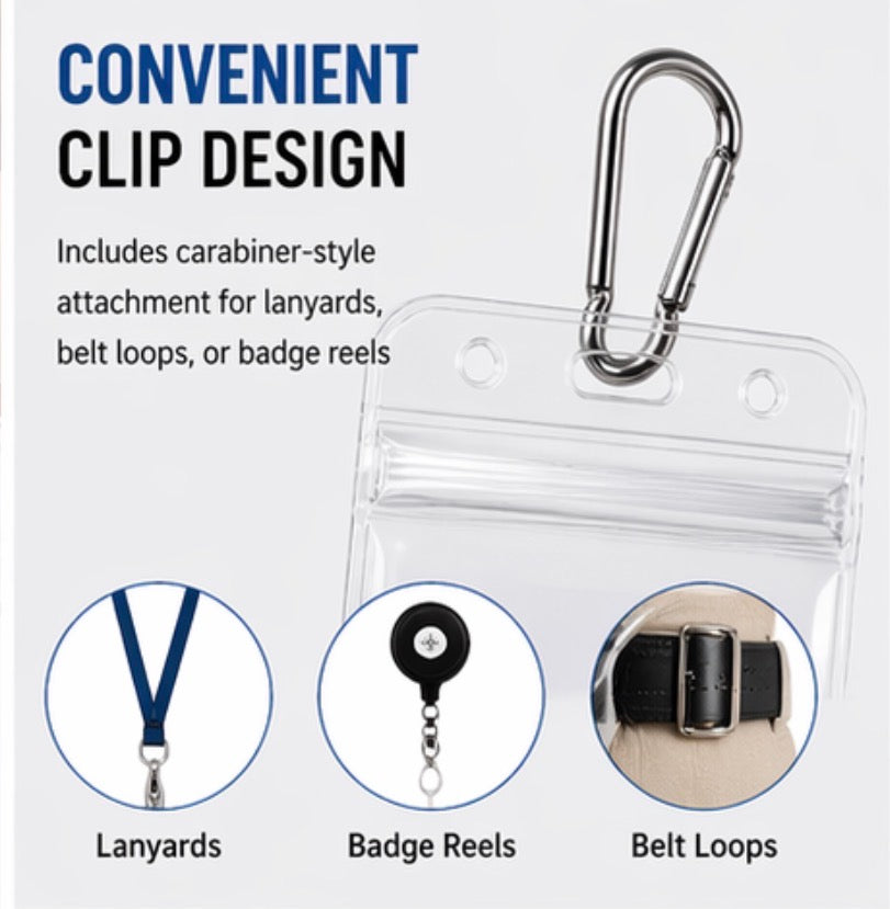 10 Vertical Badge Holders