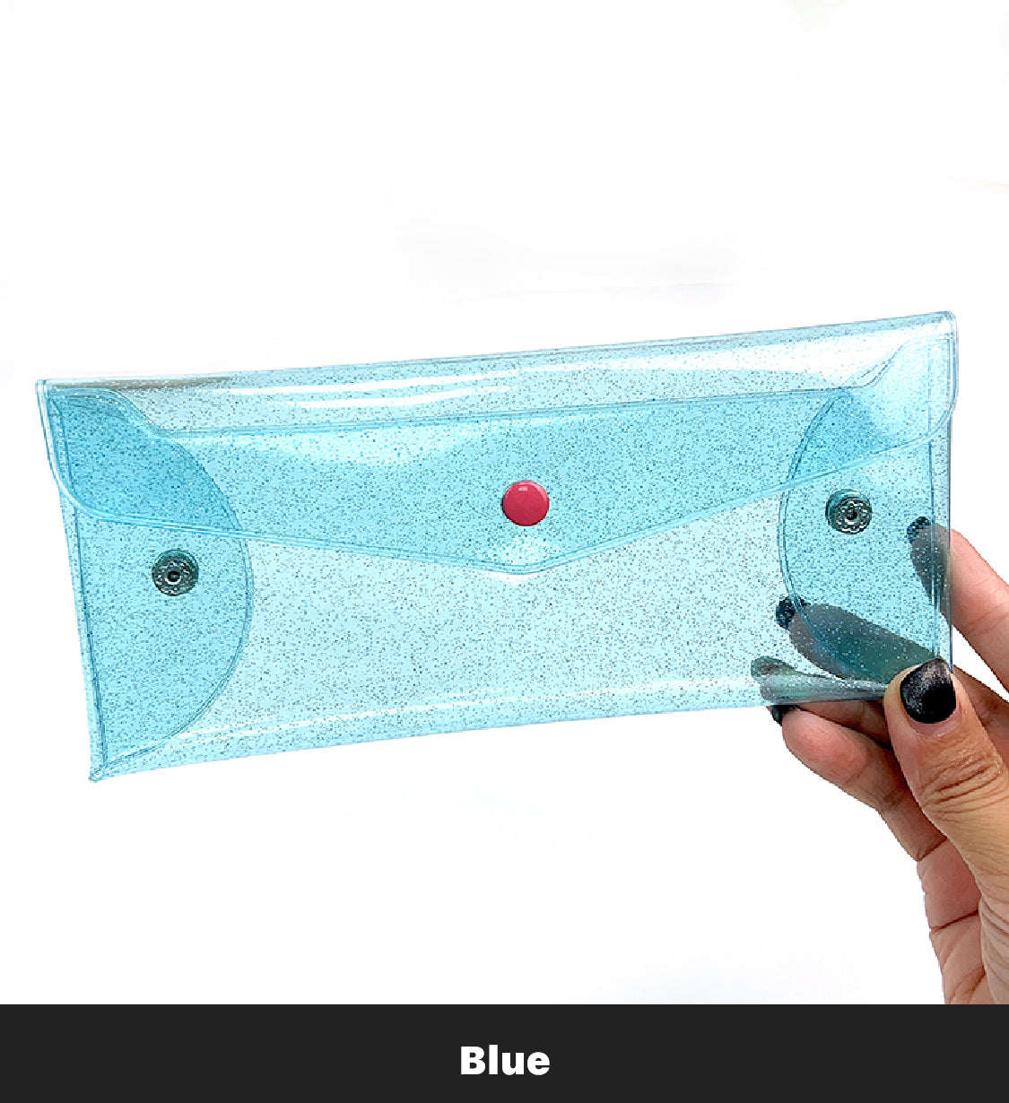 Cosmetic Bag or Pencil Case - Soft Durable Material with Multiple Compartments for Travel Daily Use