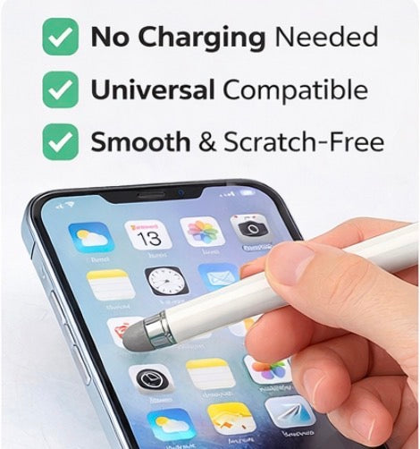 2-in-1 Capacitive Touchscreen Stylus pens