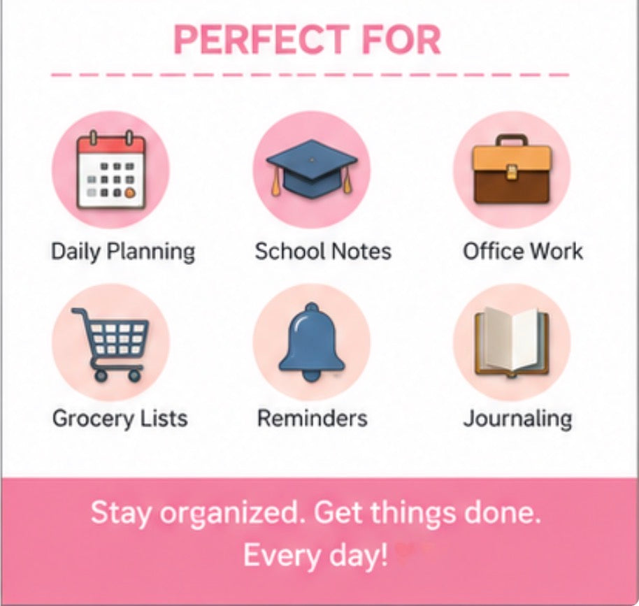 Colorful Gradient To-Do List Notepads 3 in a pack