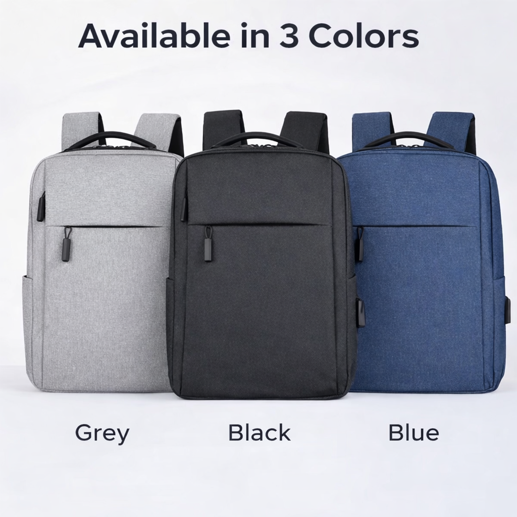 Waterproof Laptop Backpack with USB Charging Port