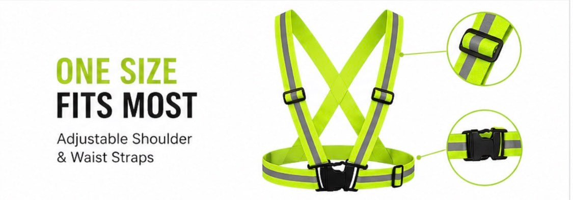High Visibility Reflective Safety Harness Vest