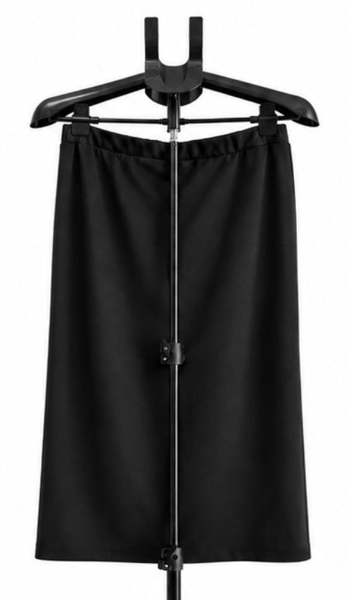 Women’s High Waist Pencil Skirt – Stretch Knee Length Business Casual Pull-On Midi Skirt for Office, Work & Everyday Wear