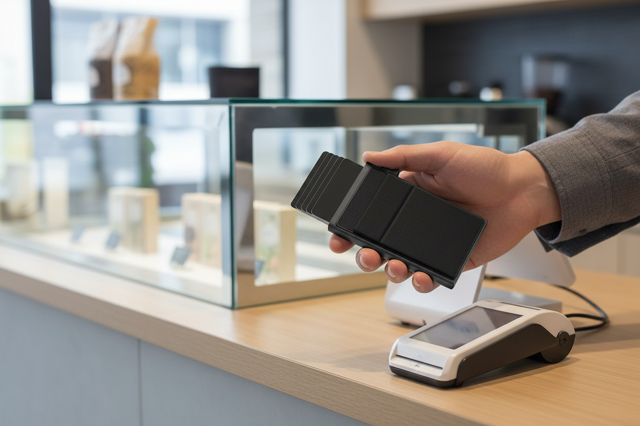 RFID blocking popup wallet