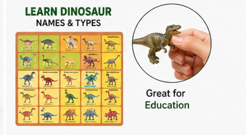 Dinosaur Toy Set for Kids â€“ 24 PCS