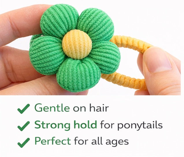 Cute Flower Hair Tie
