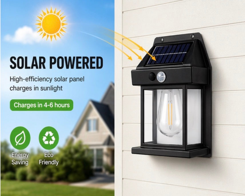 Solar Wall Light Outdoor with Motion Sensor