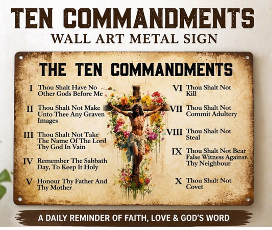 The Ten Commandments Wall Art