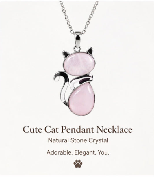 Cat Pendant Necklace for Women
