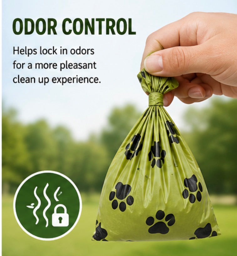 Dog Poop Bag Dispenser with Waste Bags
