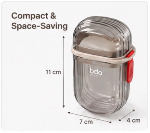 Travel Soap Box with Sealed Lid