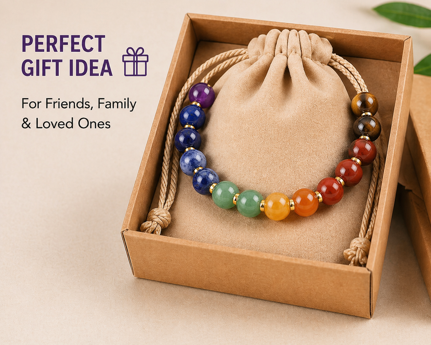 7 Chakra Gemstone Bracelet (2 pack)
