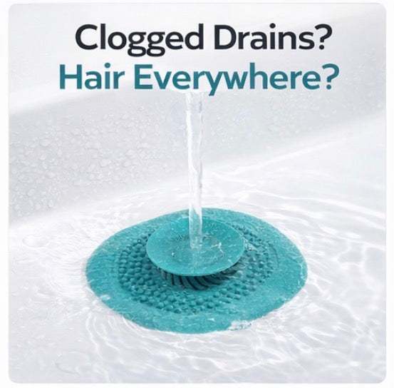 Silicone Drain Hair Catcher & Stopper