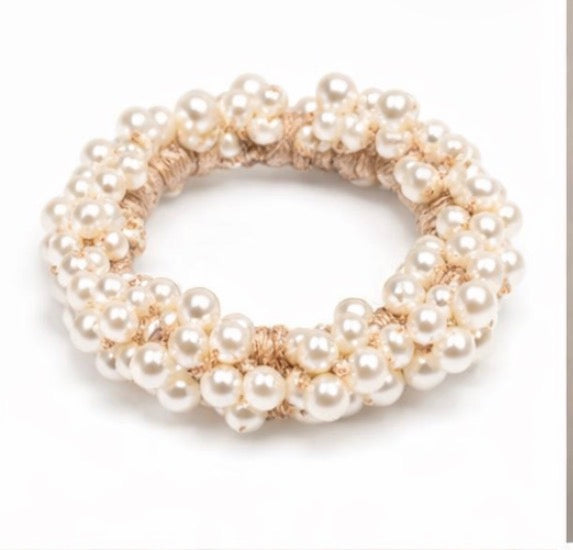 Luxury Pearl Scrunchie