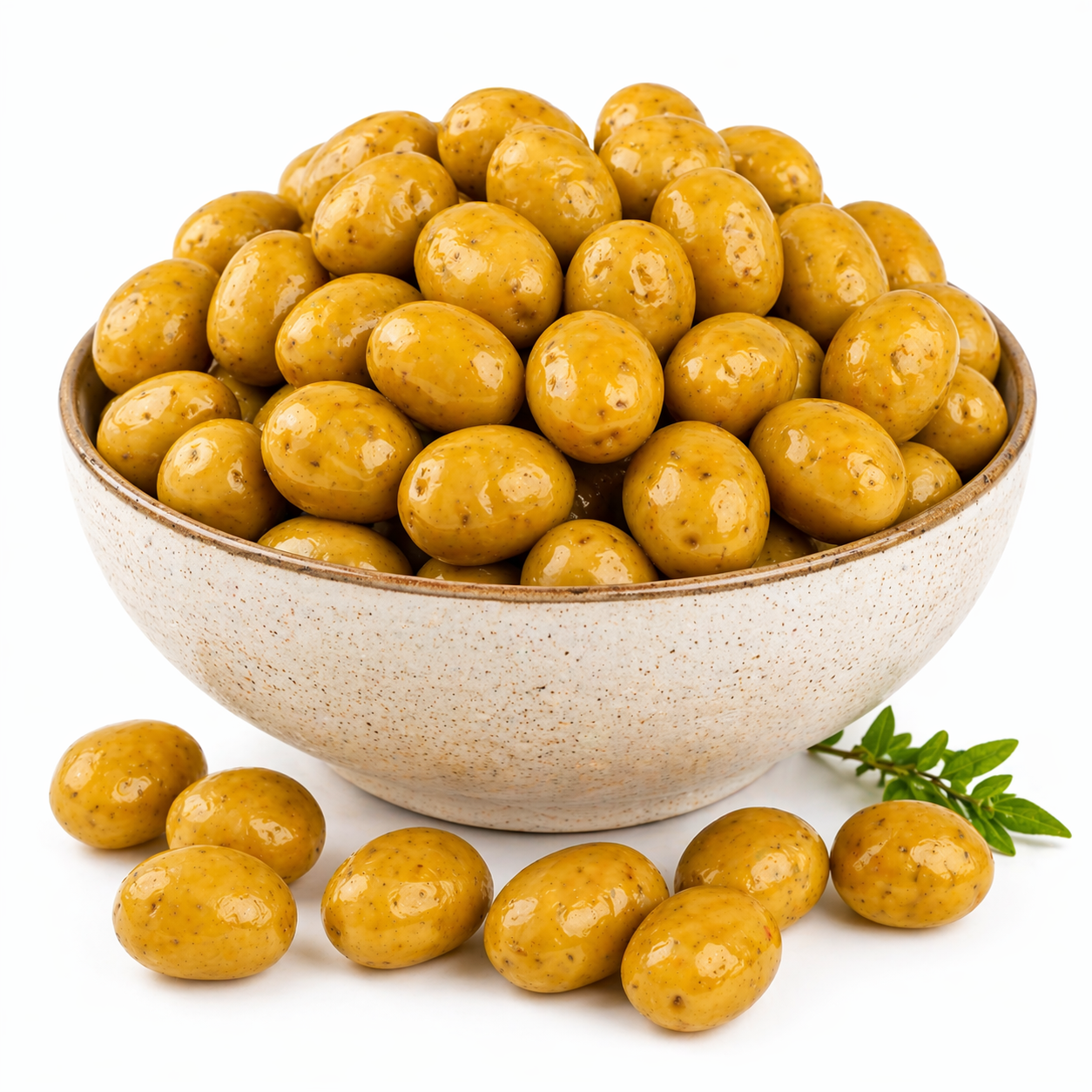 40 Artificial Mini Potatoes (Realistic Foam Fake Potatoes)