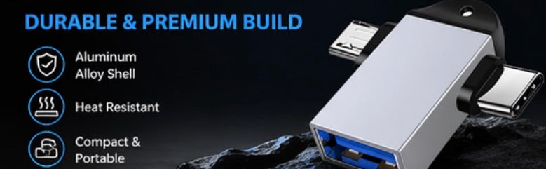 2-in-1 USB OTG Adapter