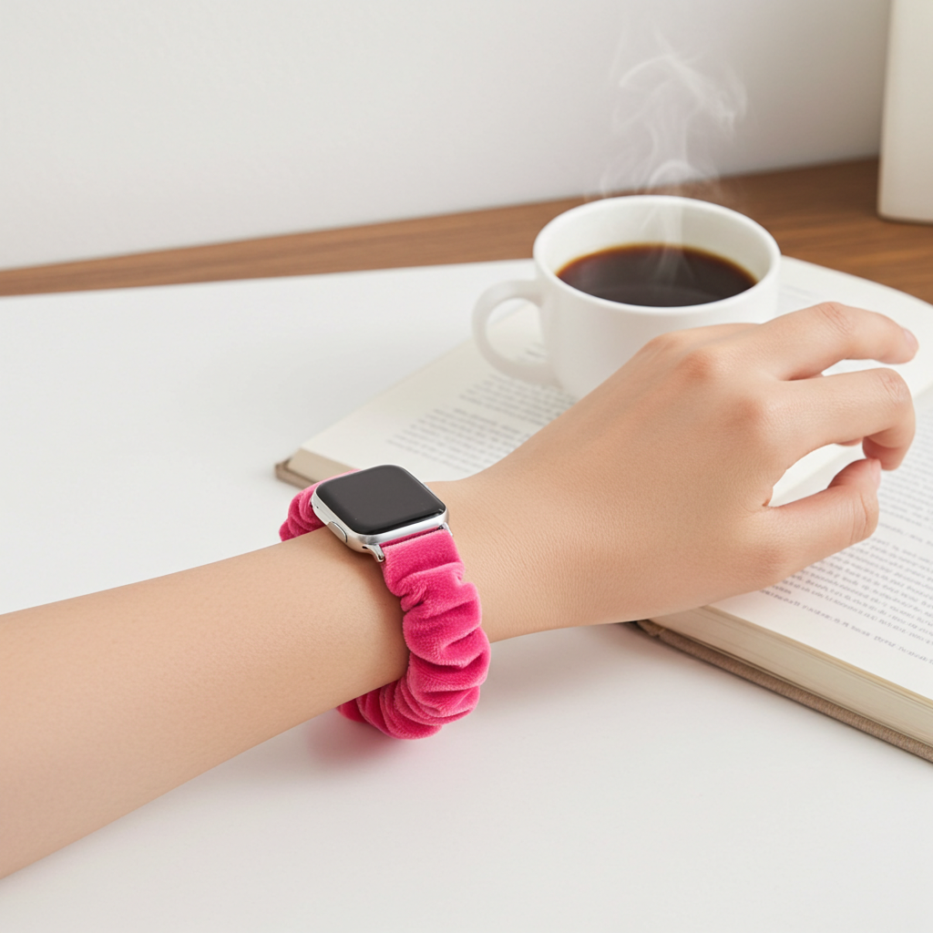 Smart Watch Scrunchy Wrist Band