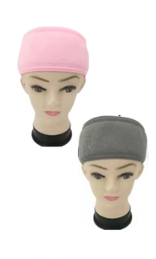 Comfortable Spa Head Band Soft Pink & Gray Options for Everyday Use Yoga Face Washing or Make Up Ideal for Daily Activities