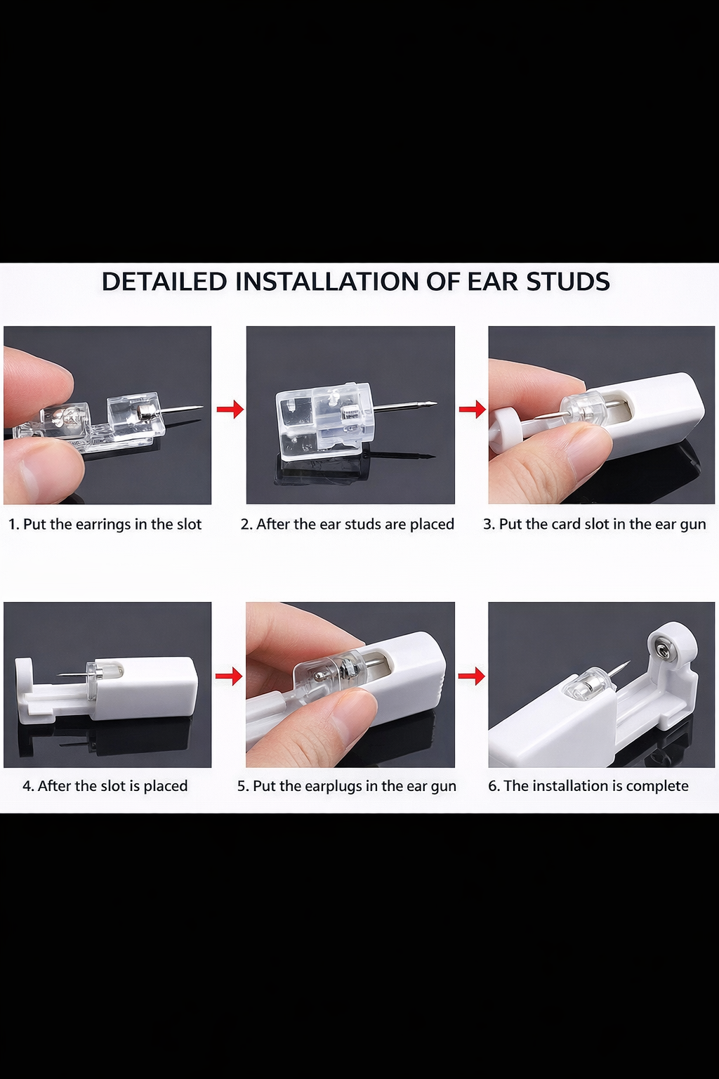 Disposable Ear Piercing Kit with Sterile Stud