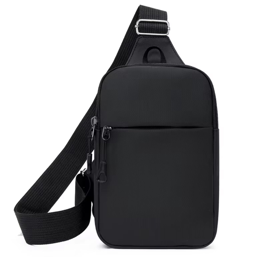 Small Crossbody Shoulder Bag All Black Compact Stylish Versatile Use Simple Design Convenient Carry for Camera & Smartphone Women's Backpack Sling