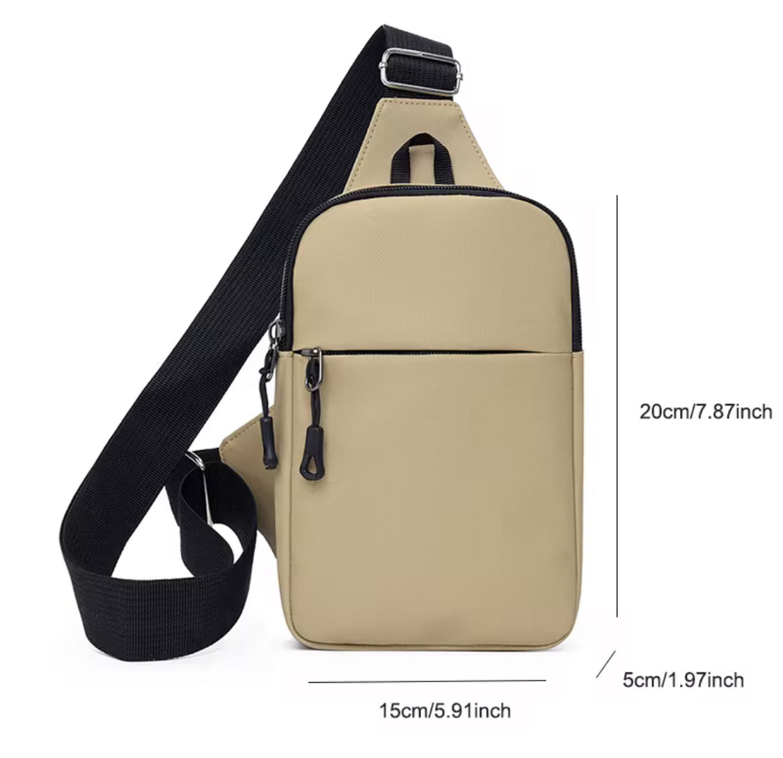 Small Crossbody Shoulder Bag All Black Compact Stylish Versatile Use Simple Design Convenient Carry for Camera & Smartphone Women's Backpack Sling