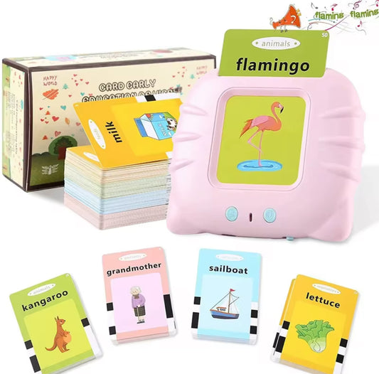 Educational Talking Flash Cards for Kids, Electronic Learning Toy with Sound