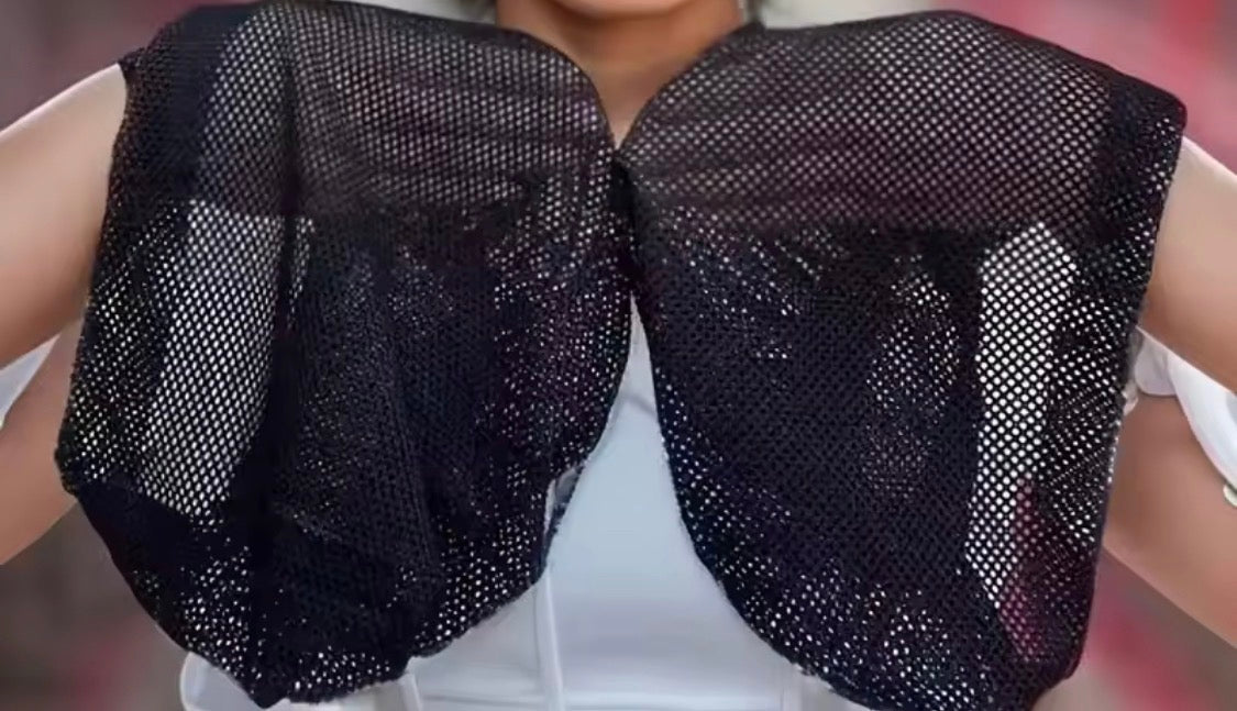 2 pack Black Muslim hat/ Bonnet - Stylish and Comfortable Headwear for Everyday Use