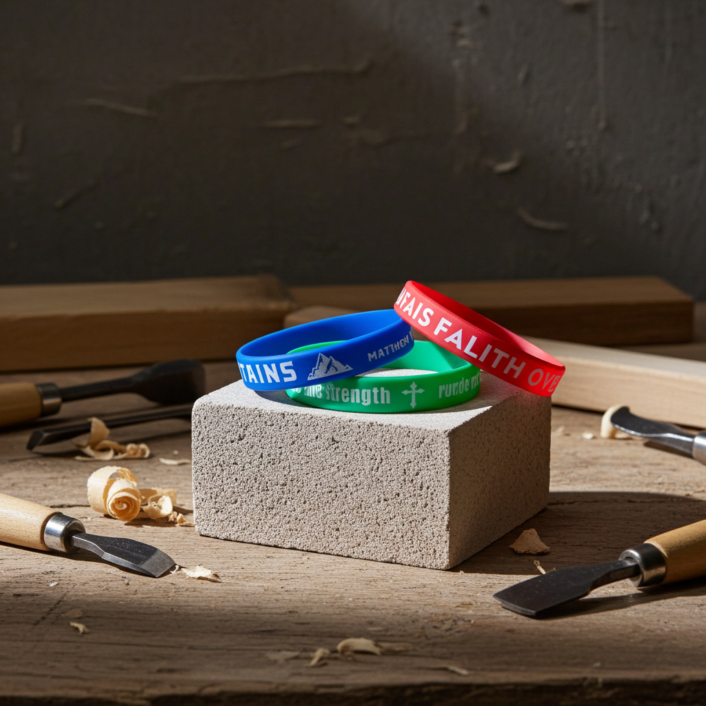 Christian Bible Verse Silicone Bracelets Unisex Comfortable Flexible Wear Inspirational Versatile for Everyday Use Soft Touch Spiritual Accessory