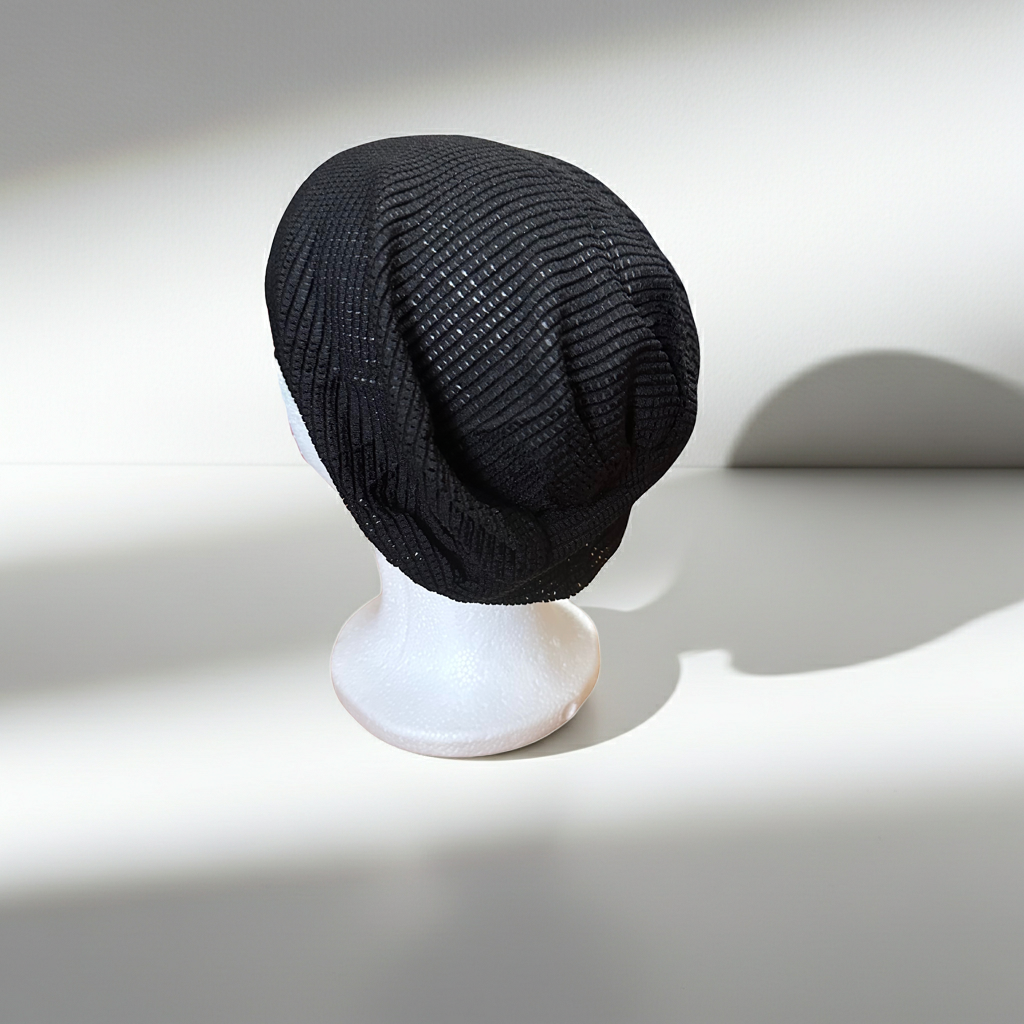 2 pack Black Muslim hat/ Bonnet - Stylish and Comfortable Headwear for Everyday Use