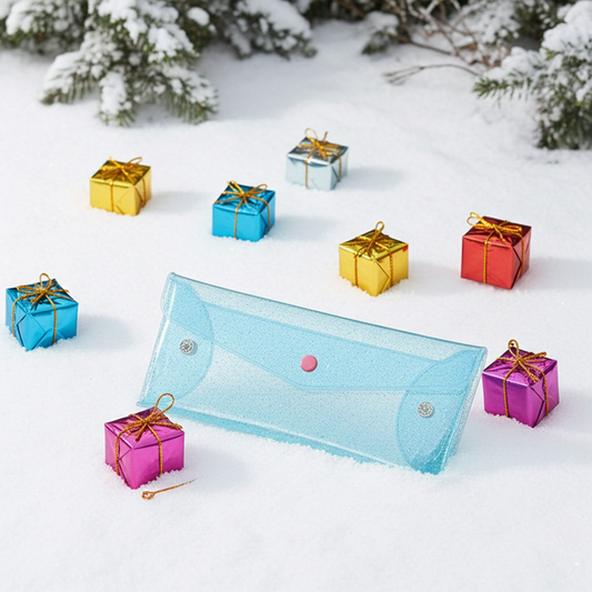 Cosmetic Bag or Pencil Case - Soft Durable Material with Multiple Compartments for Travel Daily Use