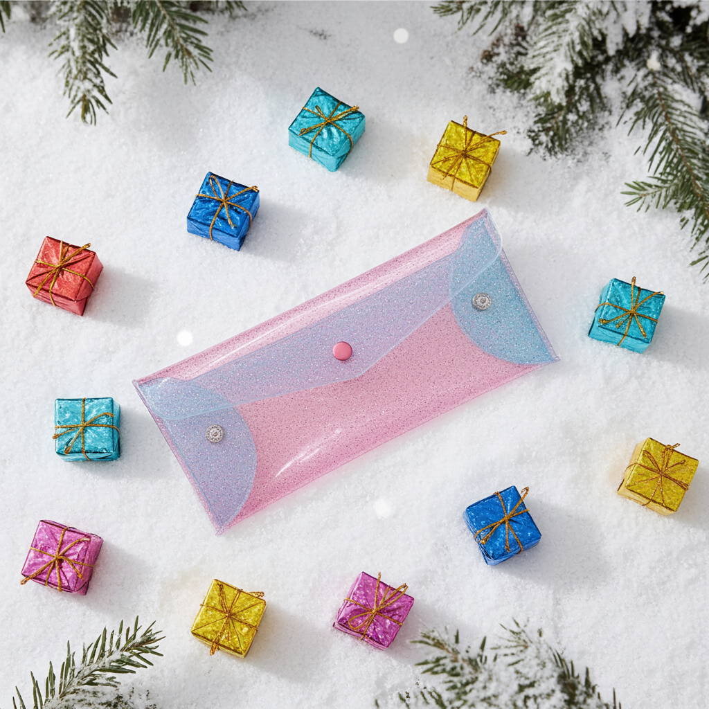 Cosmetic Bag or Pencil Case - Soft Durable Material with Multiple Compartments for Travel Daily Use