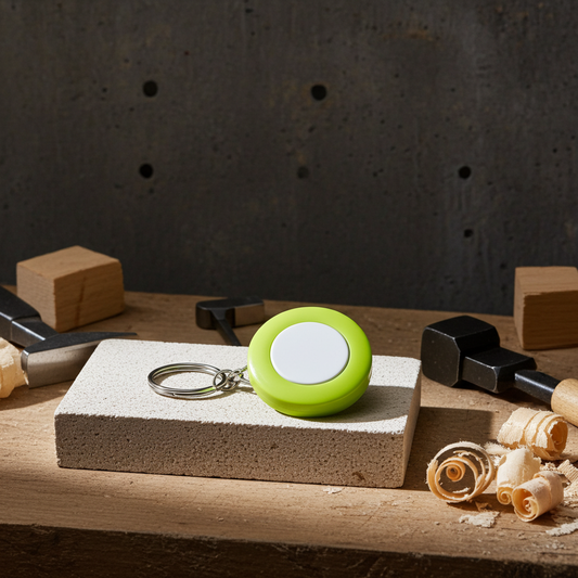 2 pack Retractable Measuring Tape with Keyring, 60 Inches, Neon green and White Double-Sided Portable Soft Tape Measure