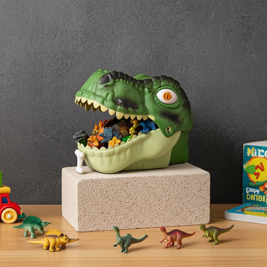 Dinosaur Toy Set, 24 Pieces with Small, Medium and Large Figures