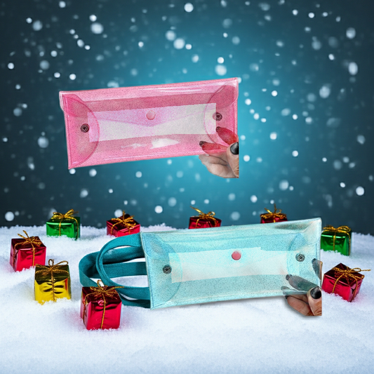 Cosmetic Bag or Pencil Case - Soft Durable Material with Multiple Compartments for Travel Daily Use