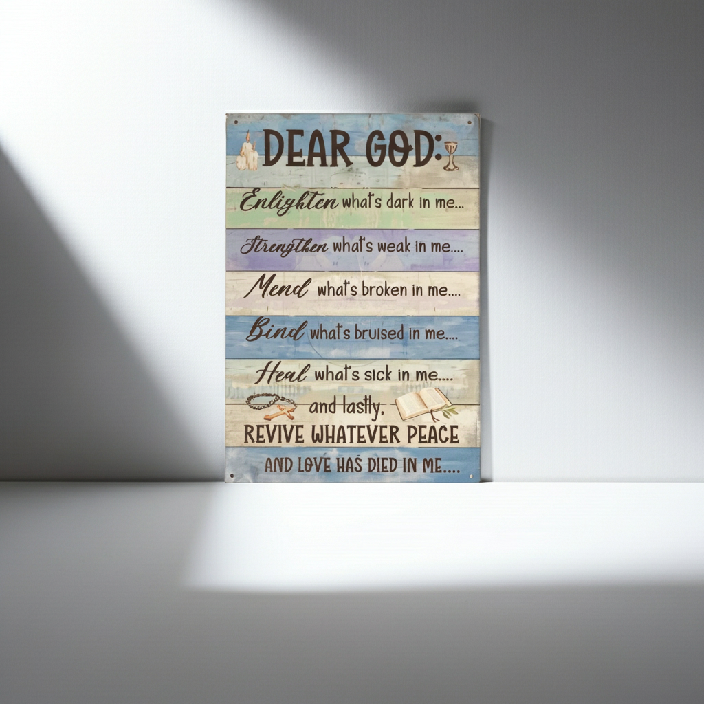 Religious Wall Art Inspirational Quotes for Home Decor Ornaments Spiritual Vibe Motivation Message of Hope and Guidance