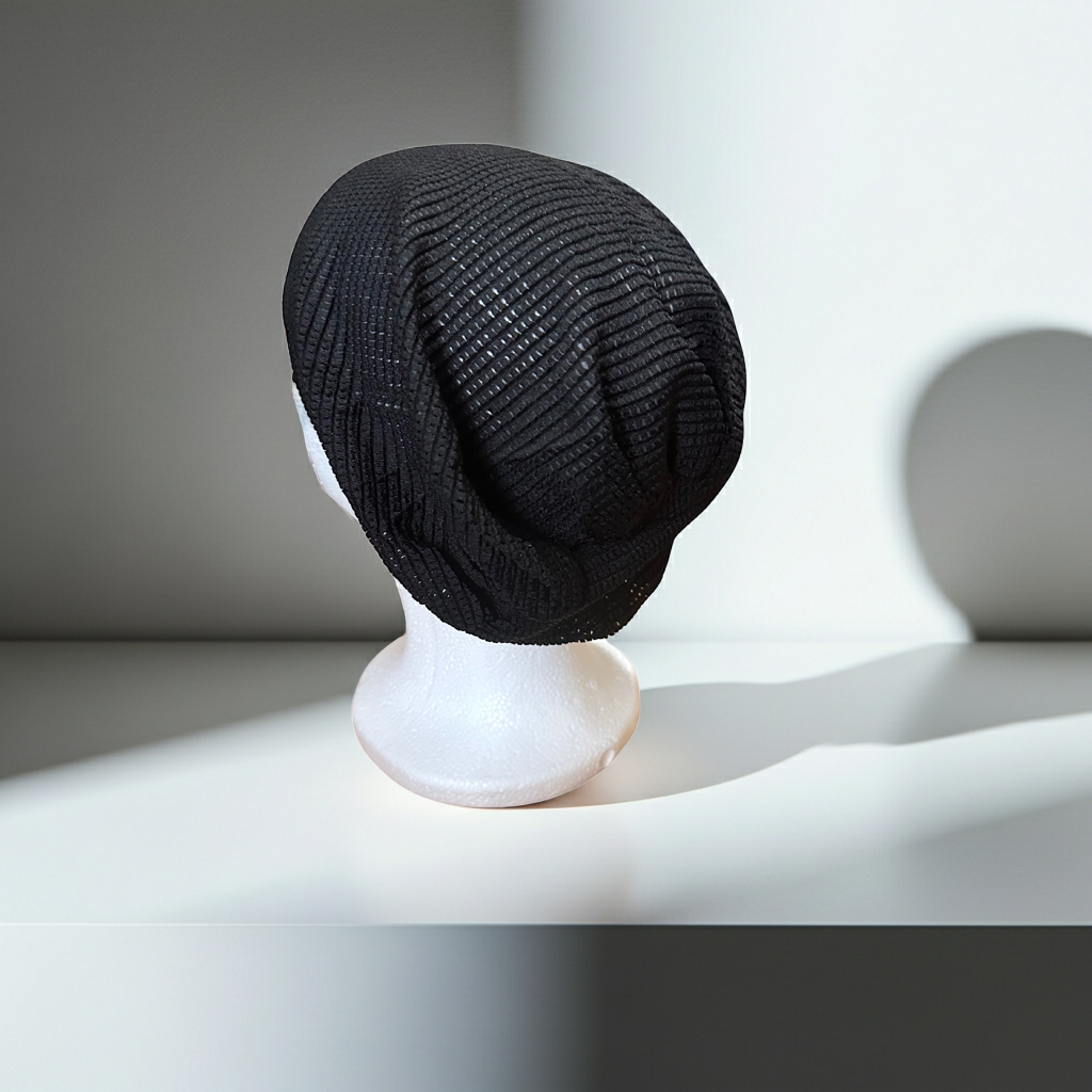 2 pack Black Muslim hat/ Bonnet - Stylish and Comfortable Headwear for Everyday Use